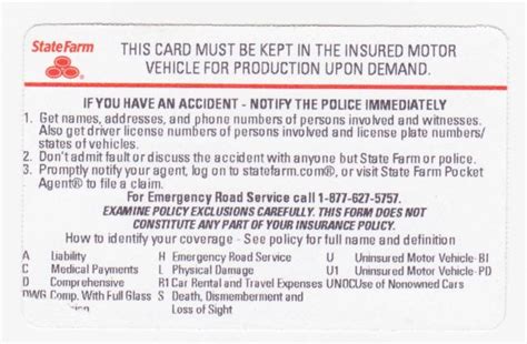 state farm vehicle id on insurance card|How to Get Your State Farm Insurance ID Card .
